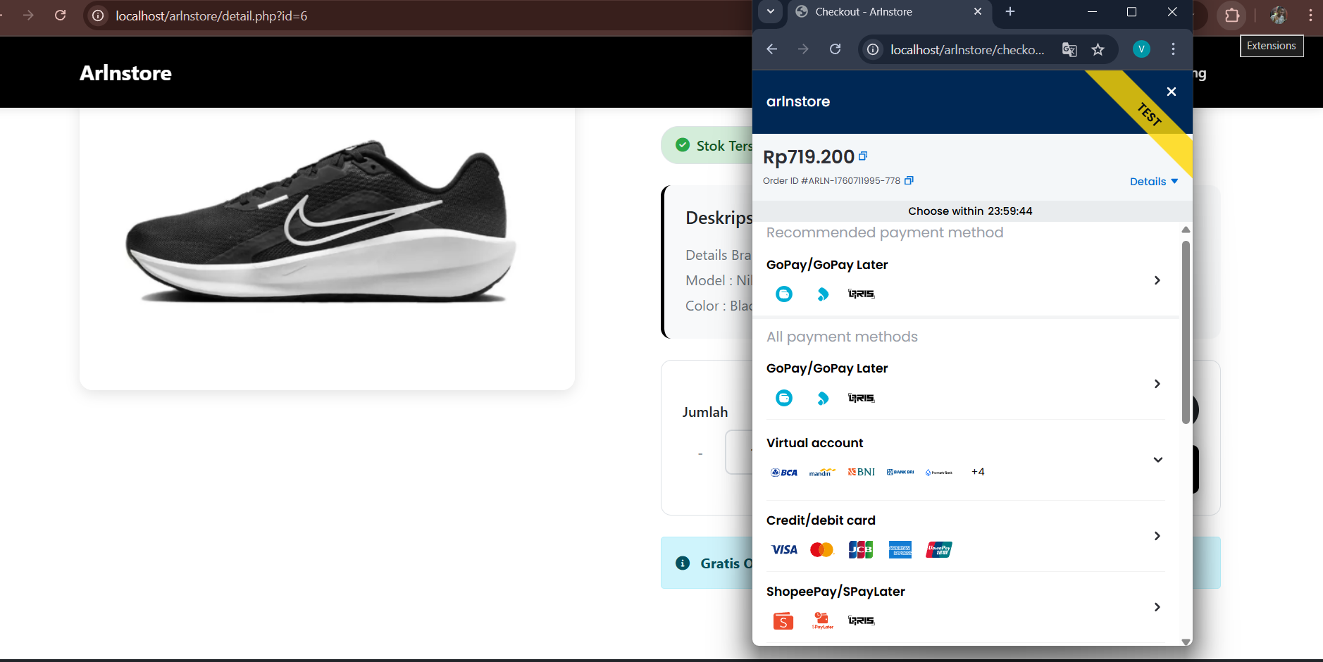 E-COMMERCE SEDERHANA